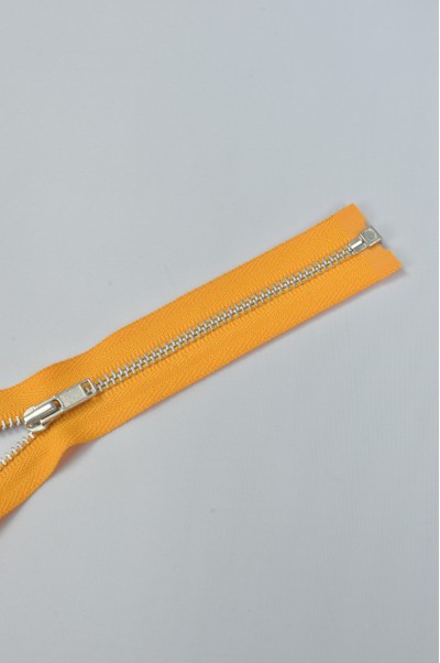 ZIP078  3號拉鏈  銀白色開尾拉鏈  單頭金屬拉鏈  不設單獨拉鍊訂購 細節-1